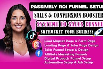 build systeme io sales funnel, systeme io website, systeme io landing page