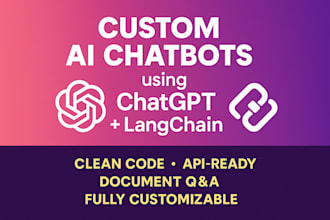 build an ai chatbot using chatgpt, langchain, and fastapi