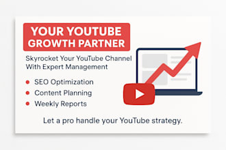 expert youtube manage, content strategy, ,competitor reseaech