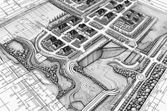 create grading and drainage plan using autocad civil 3d