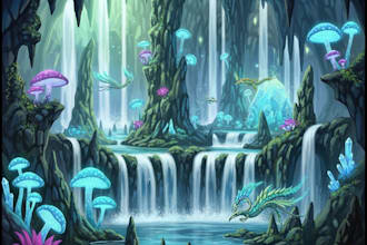 illustrate environments, landscapes, board game, concept art