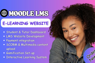 build customize develop moodle lms google classroom wordpress elearning website