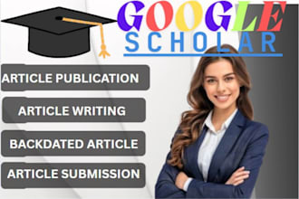 write and publish research article in highly ranked google scholar journal