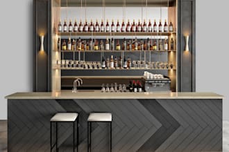 redesign 3d restaurant hookah bar modern 3d exterior coffee shop render,3ds max