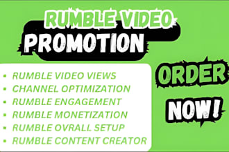 do rumble channel video promotion channel promotion monetization