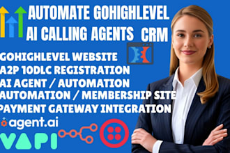 go high level sales funnel vapi ai calling agent twilio a2p 10dlc n8n automation