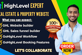 build gohighlevel property website gohighlevel real website ghl landing page
