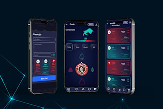 develop stock trading app forex app crypto wallet app fintech app investment app