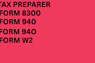 prepare and file irs form 8300, 990,944,1040