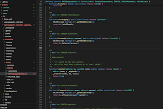 develop your solidity smart contract