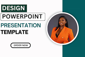 do powerpoint presentation and investor pitch deck design modern business pitch
