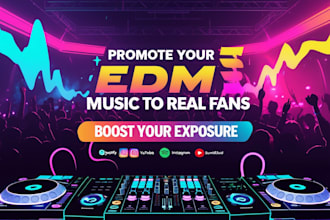 promote your edm, metal or electronic music organically on spotify