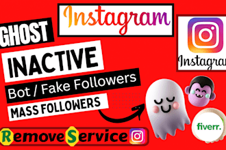 identify and remove ghost followers from  your instagram
