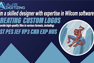 embroidery printful ,patches and logo digitizing