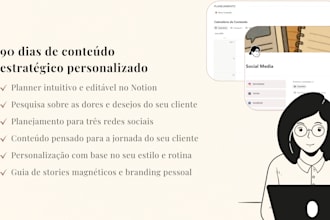 create a monthly content planner for your social media