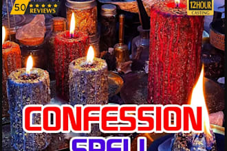 cast confession spell white magic ritual to unveil truths honest confession