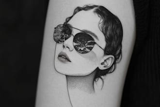 create custom tattoo design, tattoo sleeve