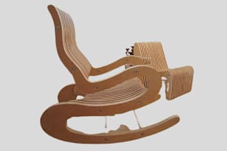 design 2d 3d shop drawning for furniture woodwork rendering and diy craftmaen