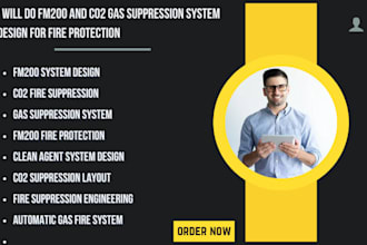 do fm200 and co2 gas suppression system design for fire protection