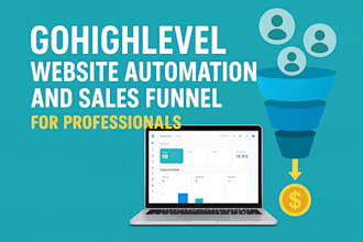create ghl automations, CRM setup, and website workflows