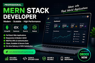 develop modern full stack web applications using mern stack