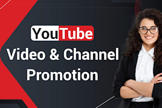 do fast organic youtube channel promotion to gain views, sub and monetization