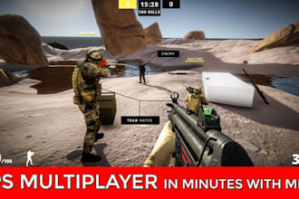 develop 2d, 3d multiplayer games for android, mobile, ios and pc