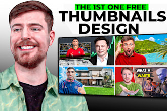 design amazing youtube thumbnail design