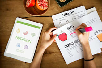 make diet plans, counseling patients