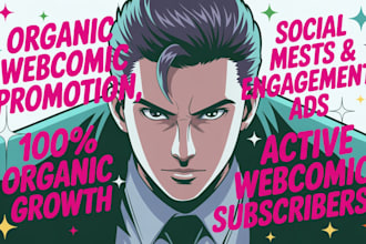 promote your webtoon, webcomic, or manga on tapas, voyceme