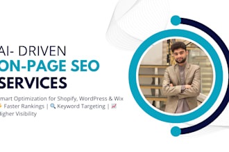 optimize on page ai SEO for shopify, wix, or wordpress