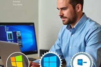 install and configure windows server 2012 or any new version