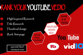 do SEO your youtube vedios with vidiq tubebuddy