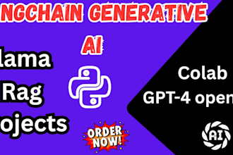 create ai chatbot, ai agent,saas ai, using langchain, open ai, llama rag