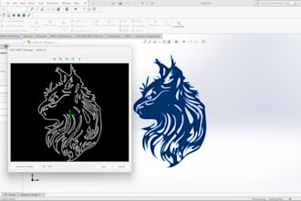 turn your ideas into laser cutting or 3d printable designs