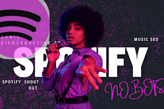 spotify music promotion sound cloud music apple music amazon music organically