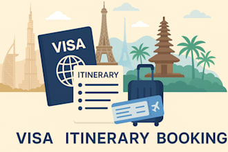plan your complete USA, asia, schengen trip with visa, flights, hotel, and car