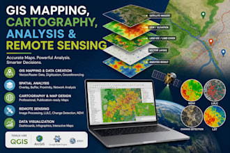 do gis mapping, cartography, analysis and remote sensing