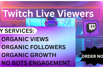 boost your twitch live viewers and promote your twitch channel stream