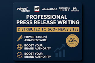 do professional press release distribution and press release writing