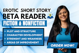 beta read your erotic novel shortstory science fiction novel romance beta reader