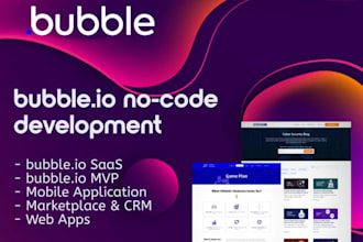 be your bubble io mobile app developer, saas mvp webflow, lovable webflow