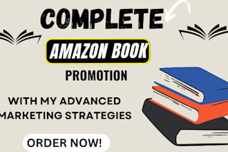 expertly do amazon kindle book promotion and run kdp marketing ads