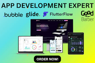 build bubble glide flutterflow goodbarber ai mobile web app openai ai bubble io