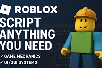 script anything you need as a professional roblox scripter