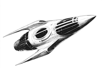 make unique sci fi character illustration or sci fi art