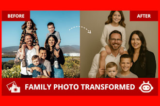 turn your photos into stunning family portraits using ai