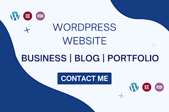 design, redesign, customize a modern wordpress business, blog, portfolio website