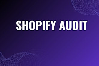 review, audit and optimize your shopify store