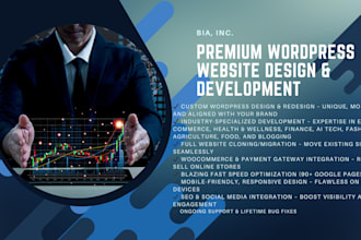 design, redesign website, wordpress elementor website development